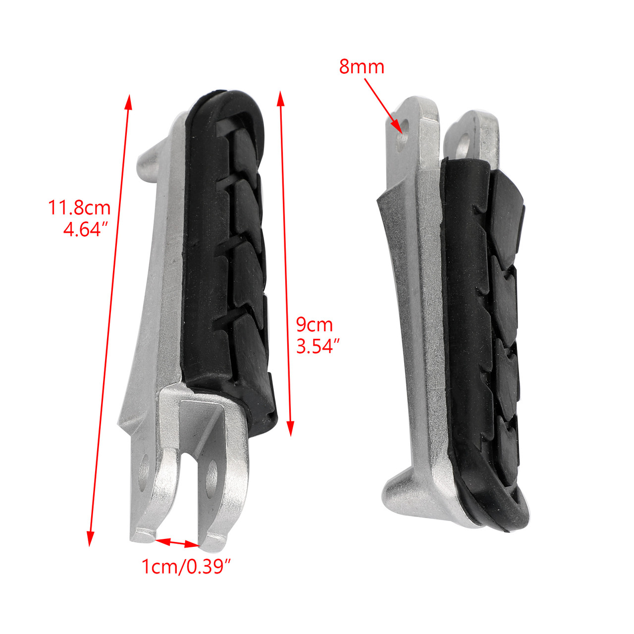 2012-2015  Honda NC700  Front Footpegs Set