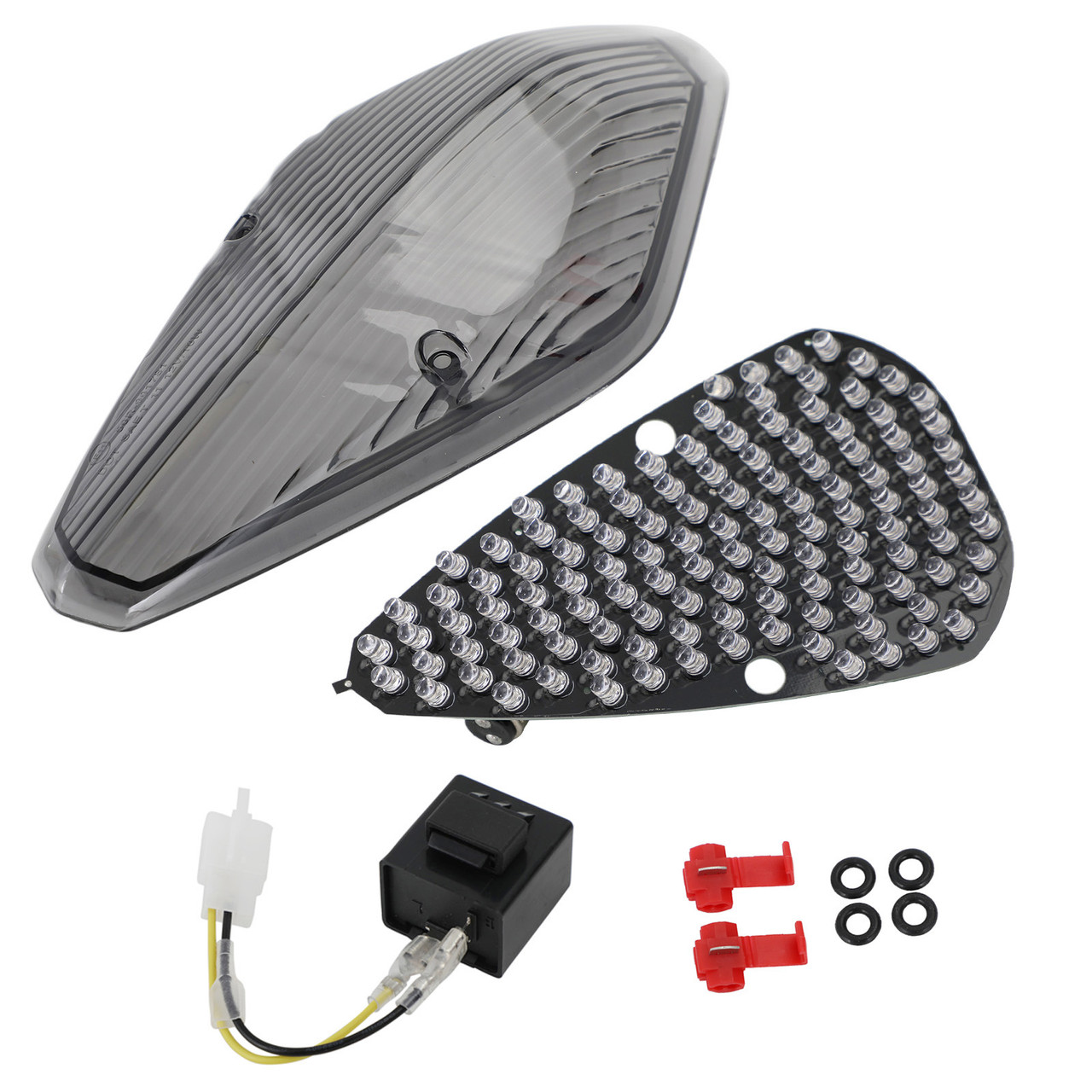 Tail Light with integrated Turn Signals Honda VTX 1300 1800 Retro, 1800T (2002-2008), Smoke