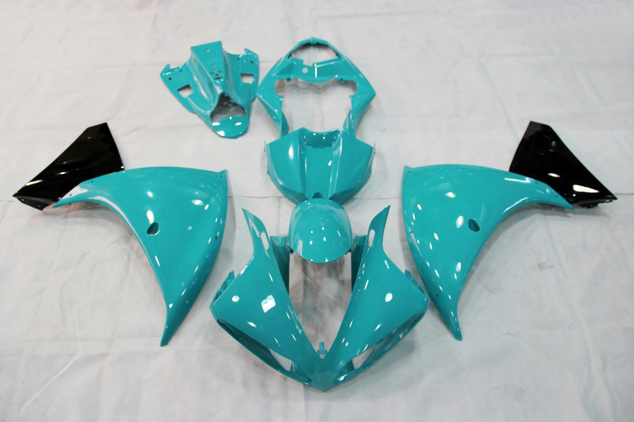 Amotopart Fairings Yamaha YZF-R1 Emerald Blue Racing (2009-2011)