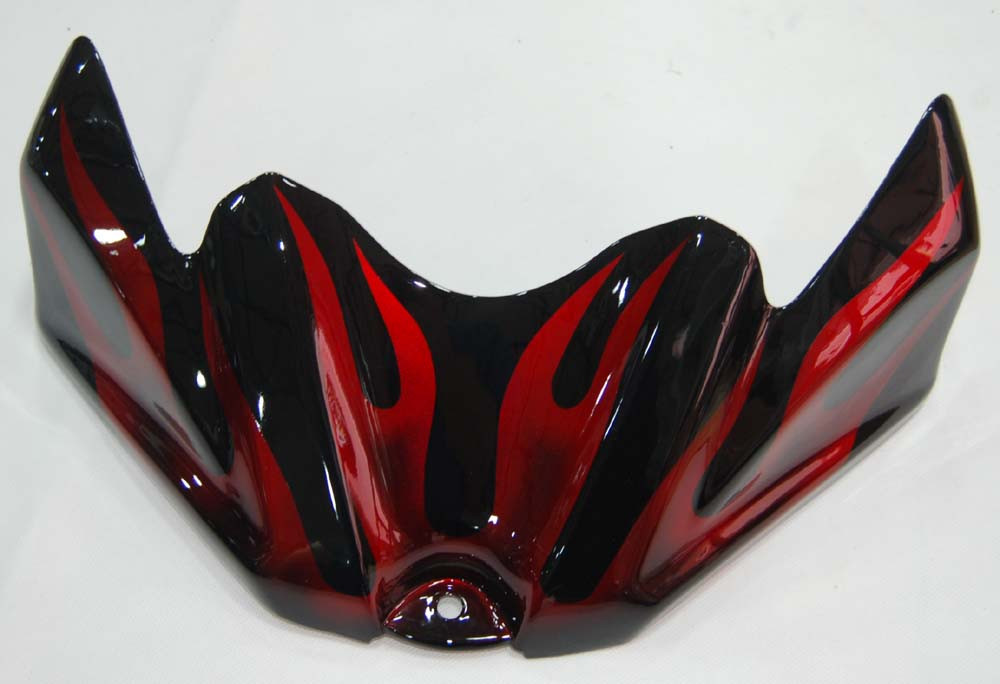 Fairings Suzuki GSXR 600 750 Black & Red Flame Racing  (2008-2010)