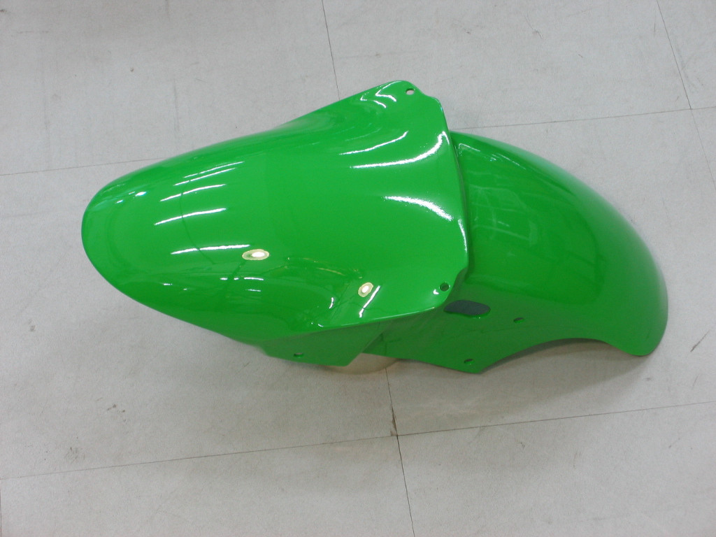 Amotopart Fairings Kawasaki ZX 9R Green Black ZX9R Racing  (2000-2001)