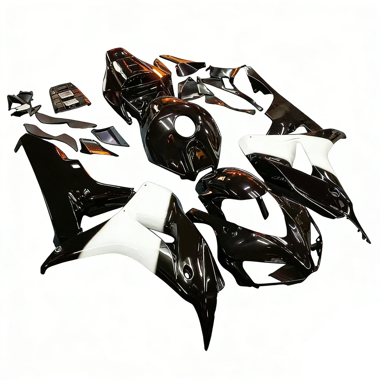 Amotopart Fairings Honda CBR 1000 RR Black West Racing (2006-2007)