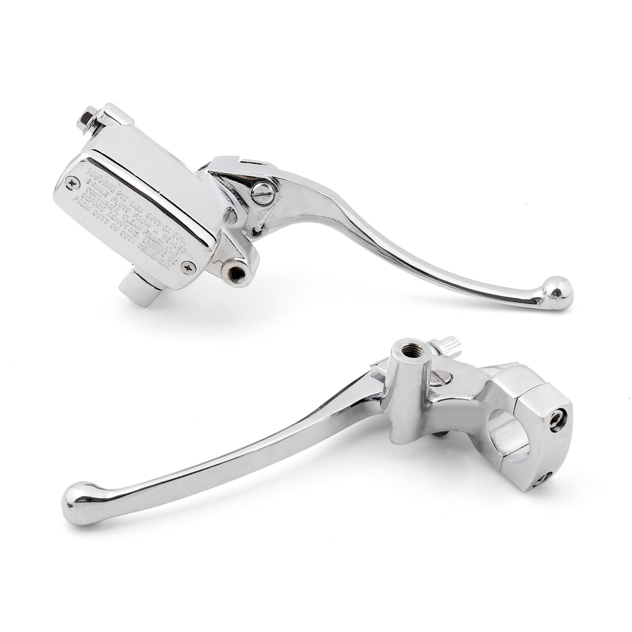 1" Handlebar Reservoir Brake Clutch Levers Honda VT750C2 VT750C3 (1997-2014) Chrome