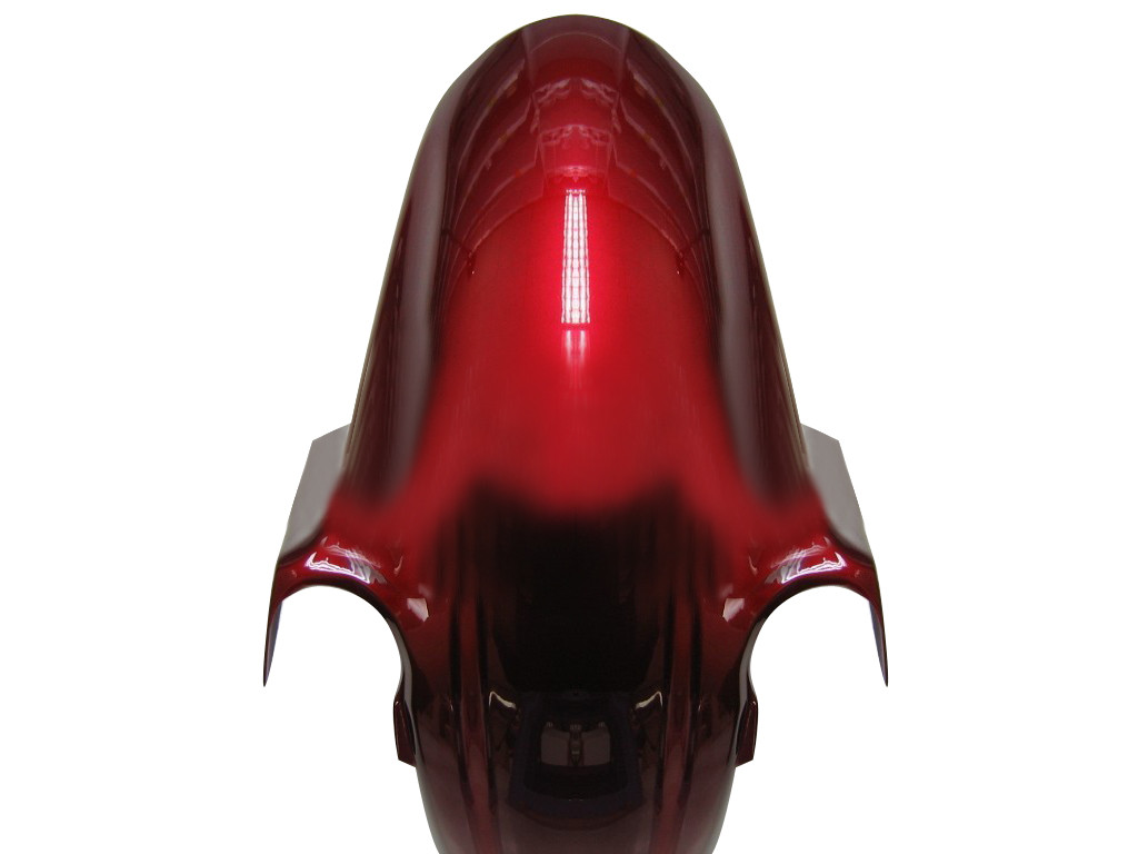 Amotopart Fairings Honda CBR 600 F4i Cherry Red & White Flame Racing (2004-2007)