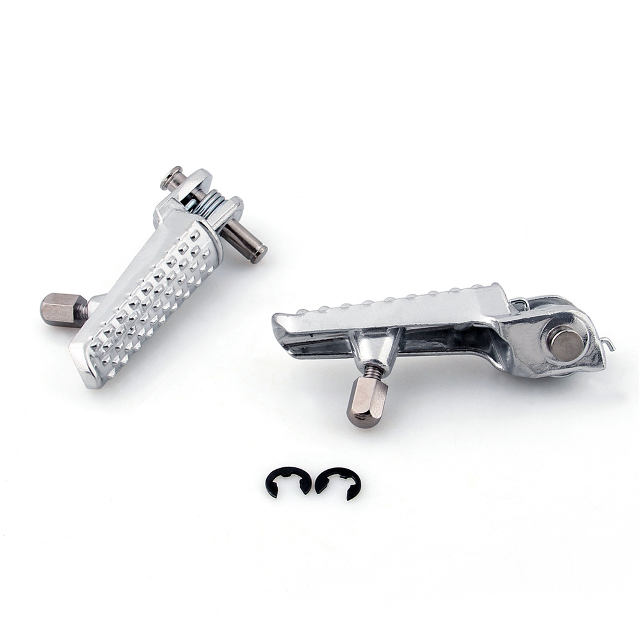 Front Footpegs Footrests Brackets Set Honda CBR600RR (07-12) 50600-MFJ-D00, 50660-MFJ-305, 50665-MFJ-305, 50700-MFJ-D00, 50607-MEE-010, 50707-MEE-000