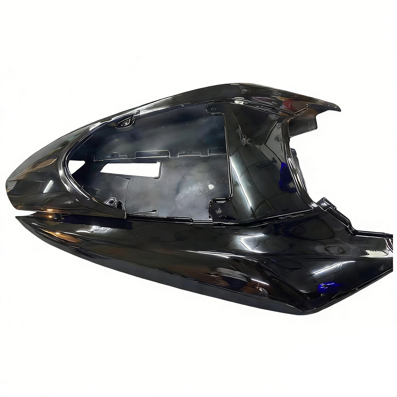 Amotopart Fairings Kawasaki ZX 10R Black White West Ninja Racing (2004-2005)