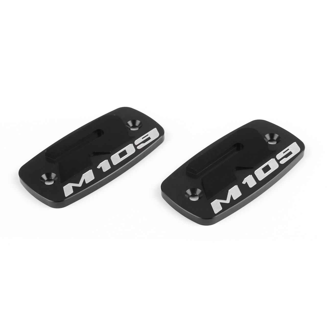 2PCs Brake Reservoir Cap Cover for Suzuki VTX1800 2006-2014 Boulevard M109R 2007-2017 Black