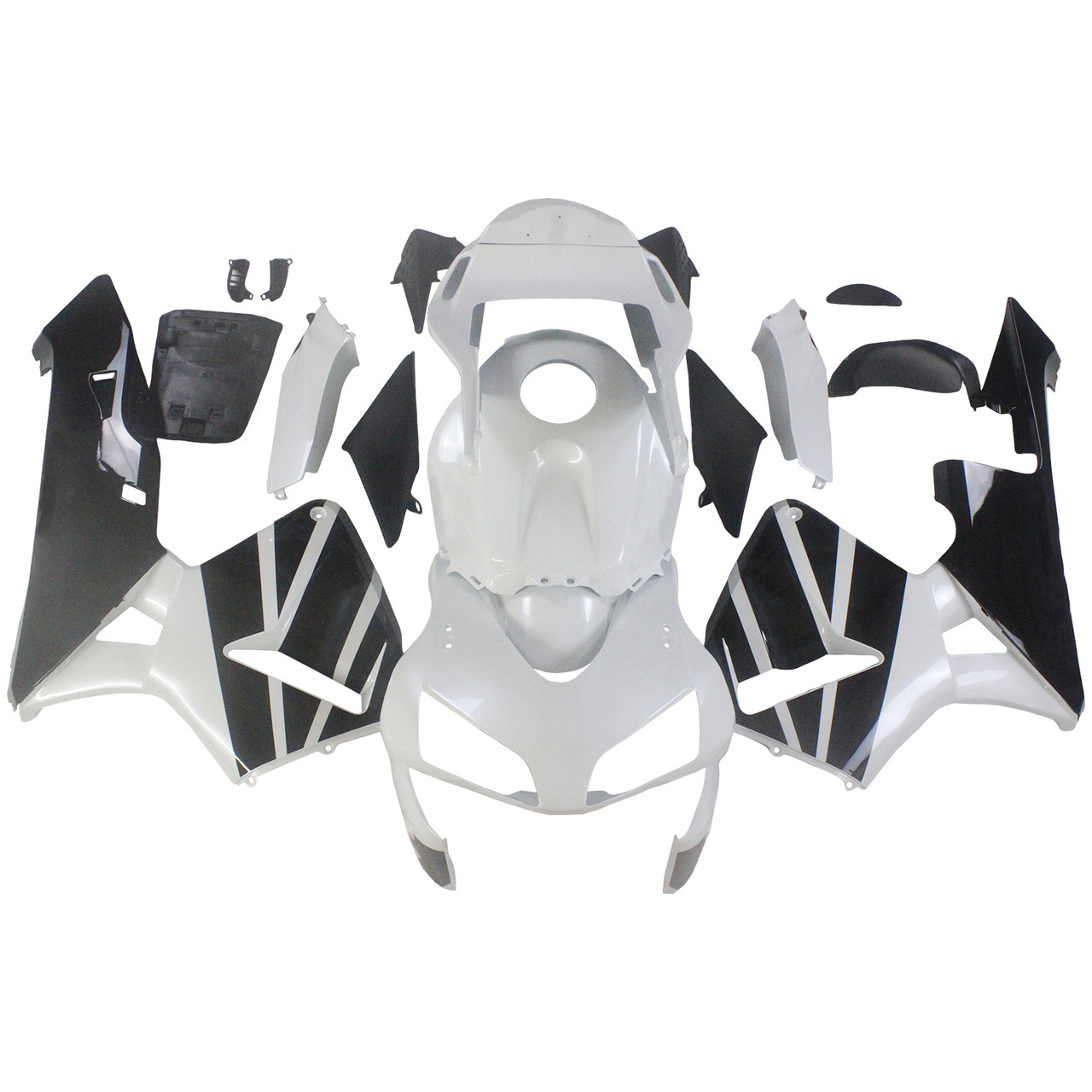 Amotopart Fairings Honda CBR 600 RR White & Black Honda Racing (2003-2004)