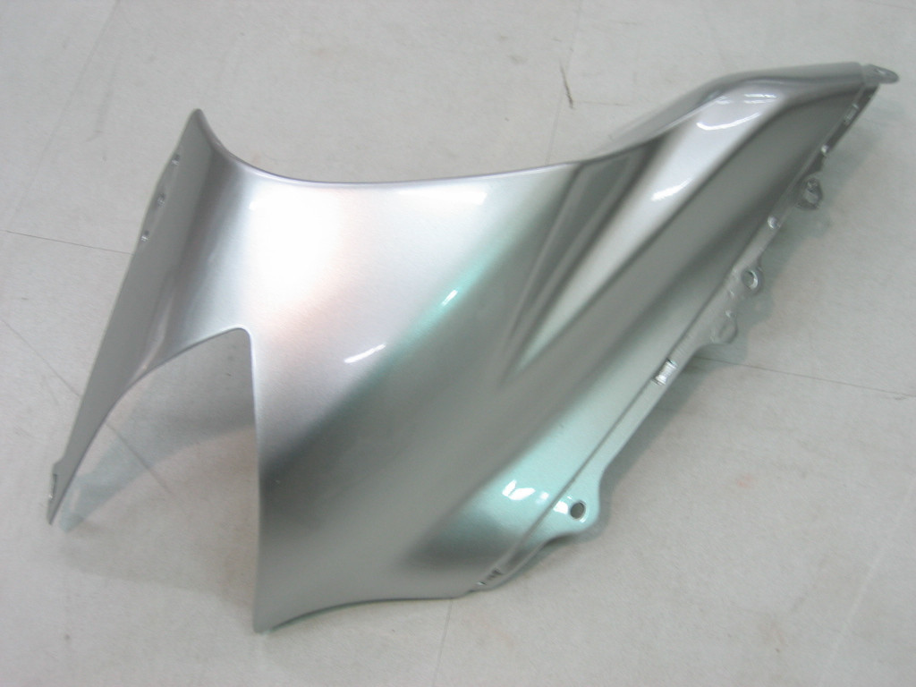 Amotopart Fairings Kawasaki ZX 10R Silver Black Ninja Racing (2004-2005)