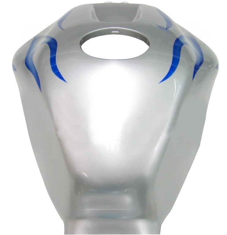 Amotopart Fairings Honda CBR 600 RR Silver & Blue Flame Racing (2005-2006)