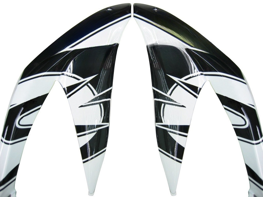 Amotopart Fairings Suzuki GSXR 600 750 Black White Alstare Corona Racing  (2008-2010)
