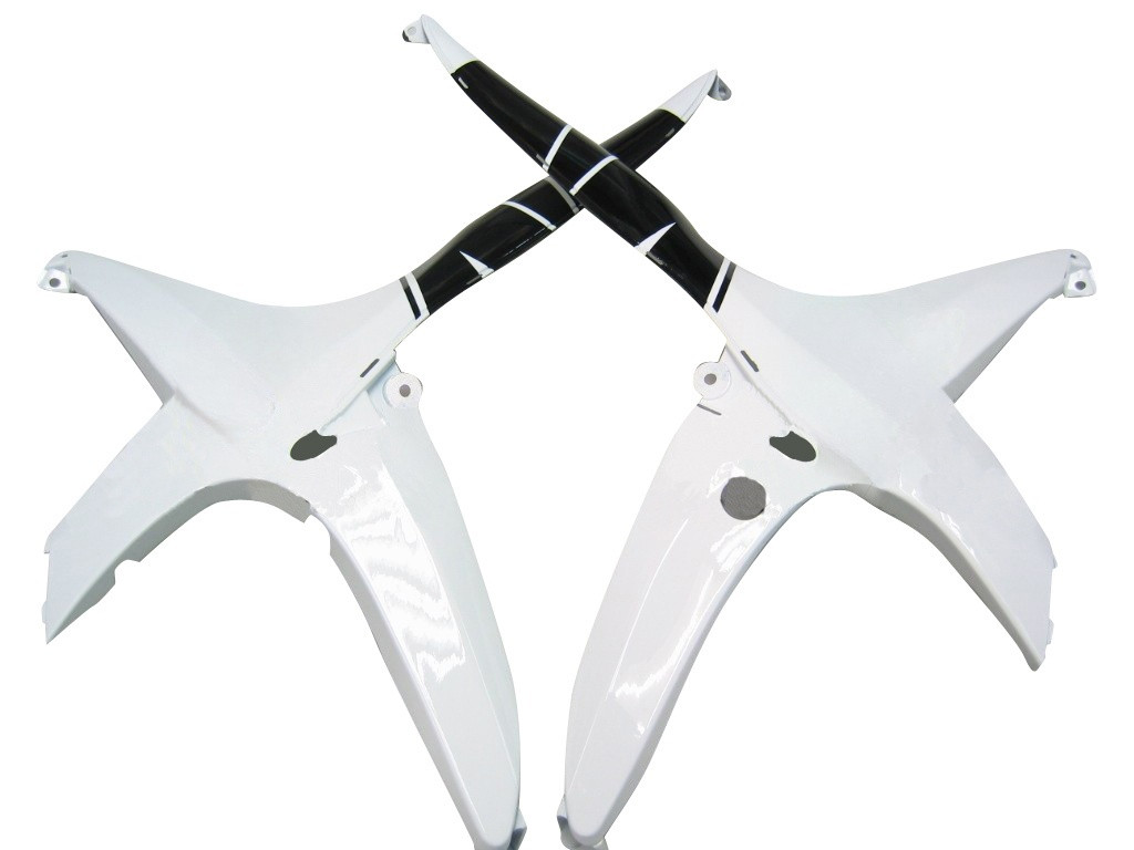 Amotopart Fairings Suzuki GSXR 600 750 Black White Alstare Corona Racing  (2008-2010)