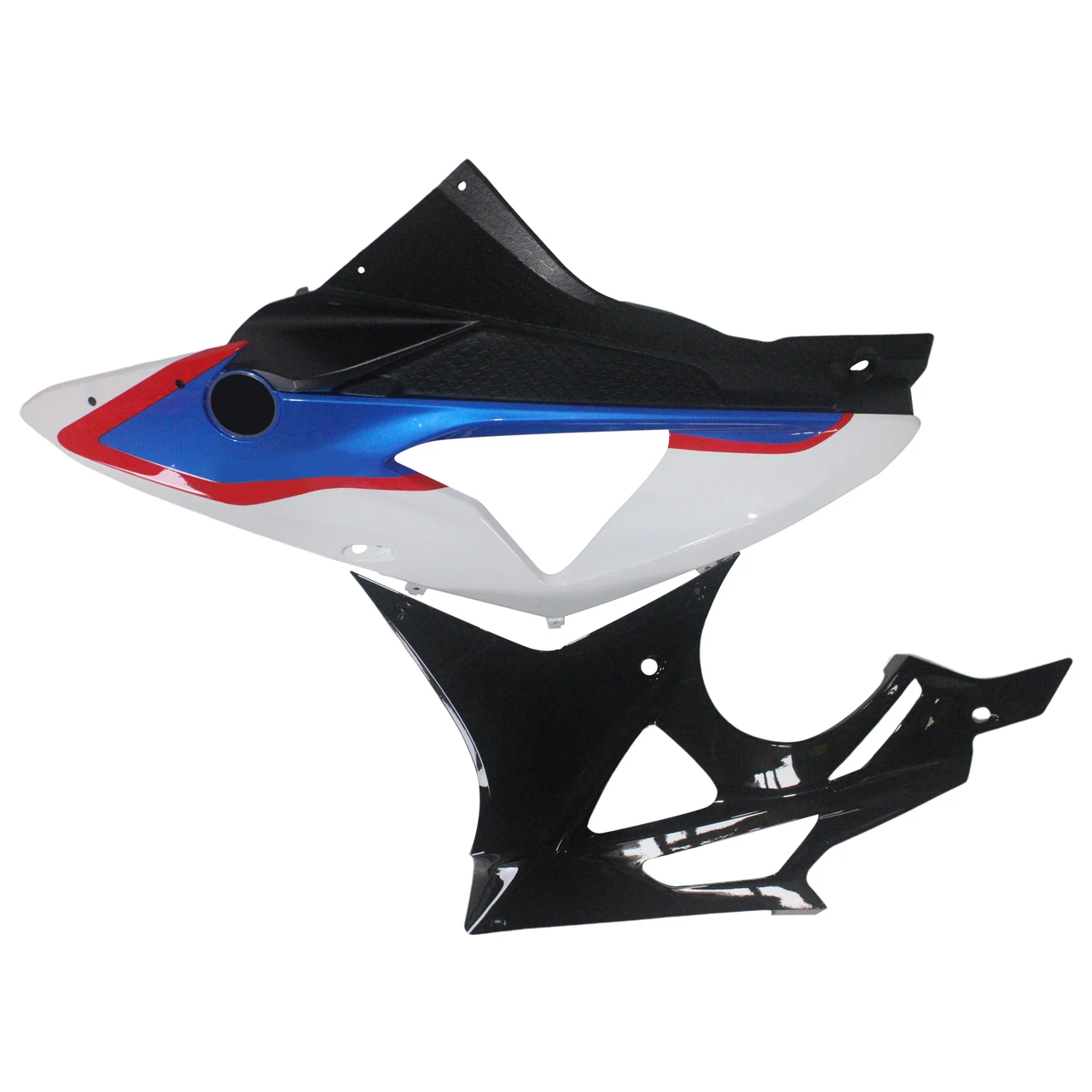 Amotopart Fairings BMW S1000RR White Black SRR Racing (2009-2014)