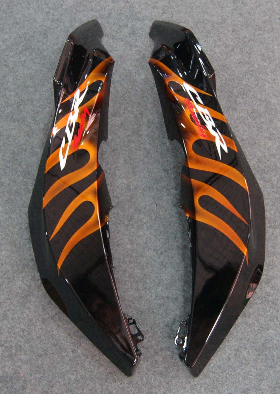 Fairings Honda CBR 600 RR Black & Orange Flame Racing (2007-2008)