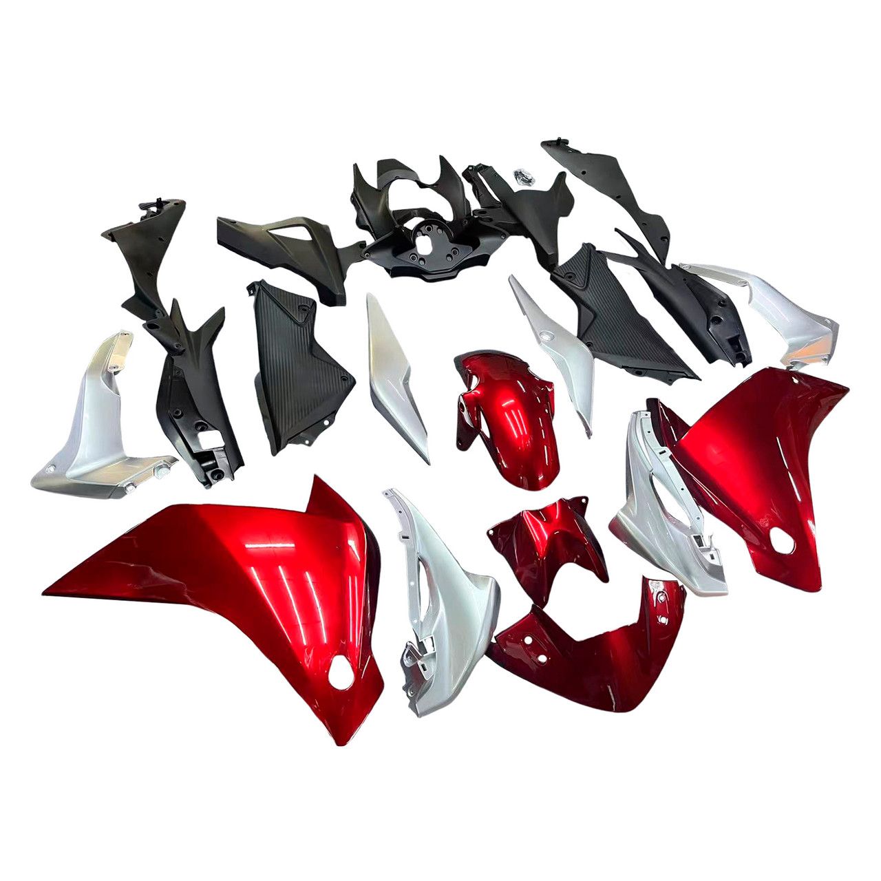 Amotopart Fairings Honda CBR250R Red Silver CBR Racing (2011-2015)