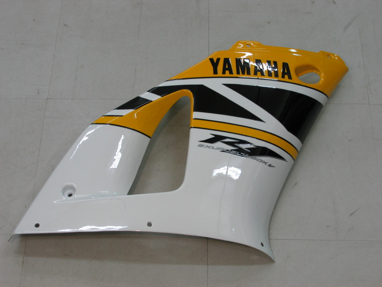 Fairings Yamaha YZF-R1 Yellow White Black R1 Racing (1998-1999)