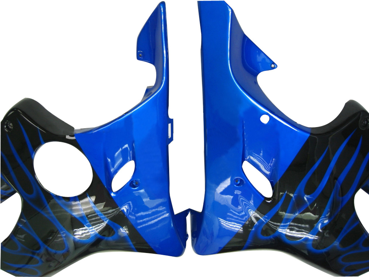 Fairings Honda CBR 600 F4i Black & Blue Flame Racing (2004-2007) Fairings Honda CBR 600 F4i Black & Blue Flame Racing (2004-2007)