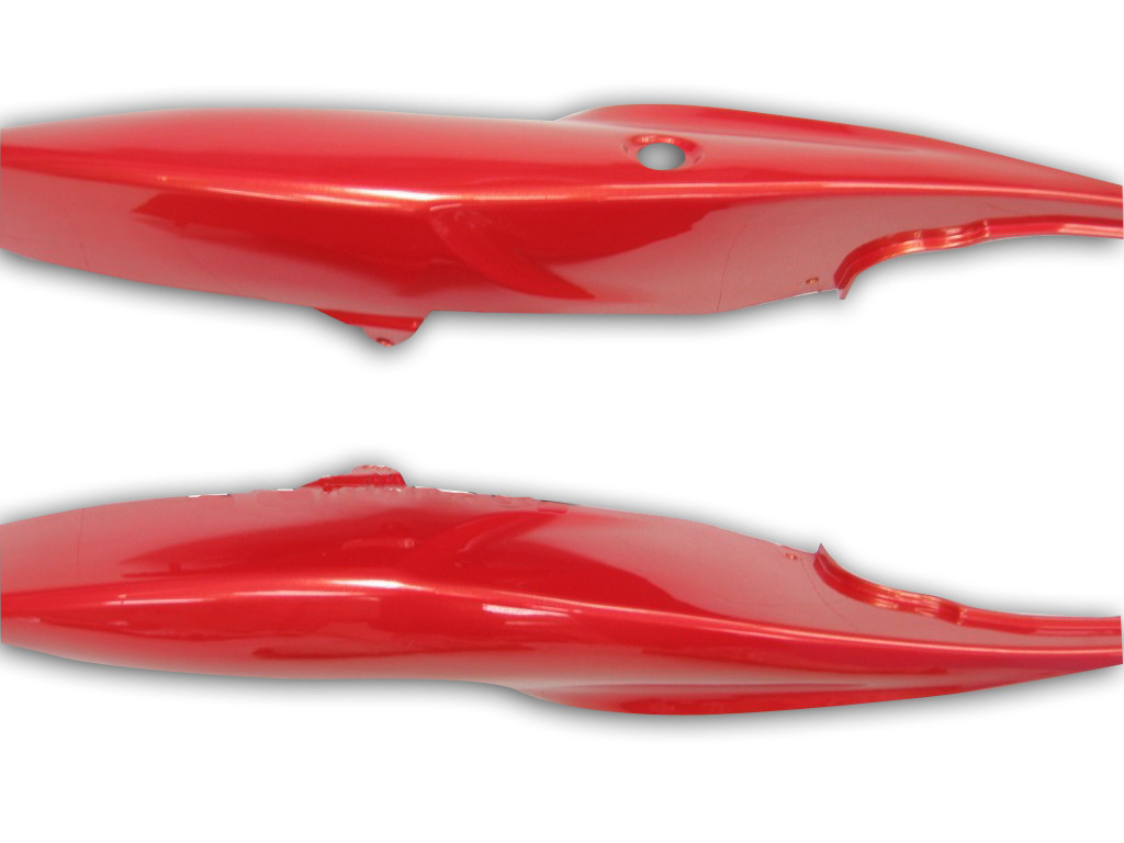 Amotopart Fairings Suzuki GSXR 600 750 Black & Red GSXR Racing  (2006-2007)