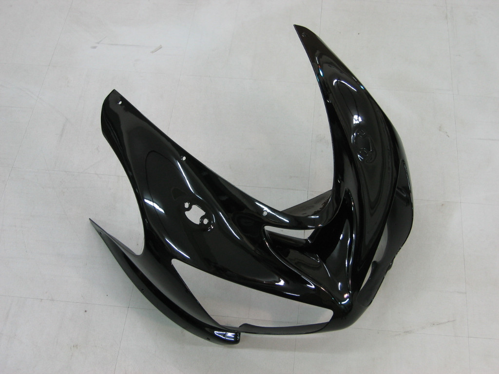 Amotopart Fairings Kawasaki ZX6R 636 Black ZX6R  Racing  (2005-2006)