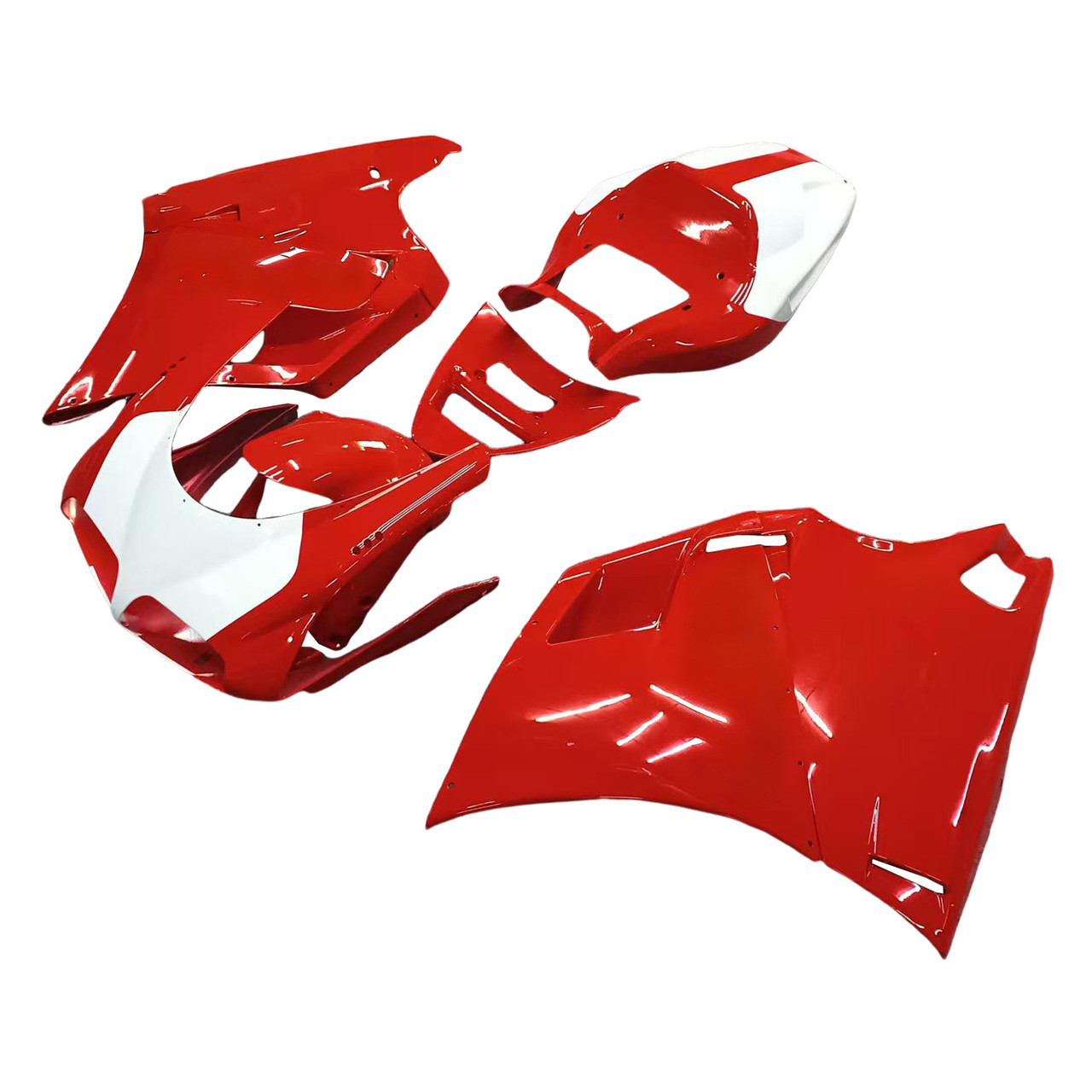 Amotopart Fairings 1996-2002 Ducati 996 Red White Ducati Performance Racing