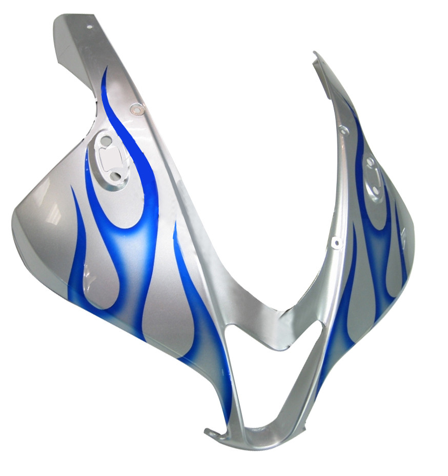 Amotopart Fairings Honda CBR 600 RR Silver & Blue Flame Racing (2007-2008)