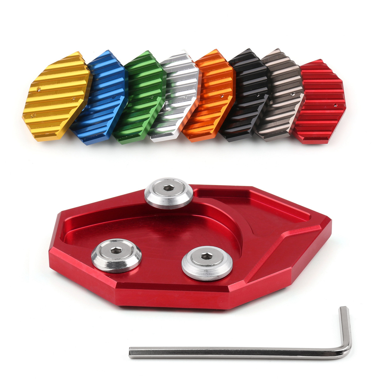 Kickstand Shoe Extension Plate Pad Side Stand Kawasaki ZX-14R