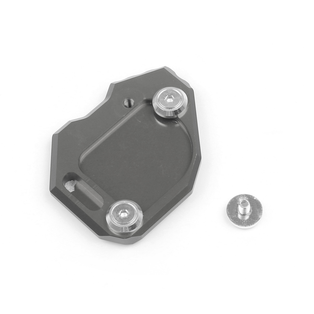 Kickstand Shoe Extension Plate Pad Side Stand BMW F800GS F800 GS (2008-2013) Gray