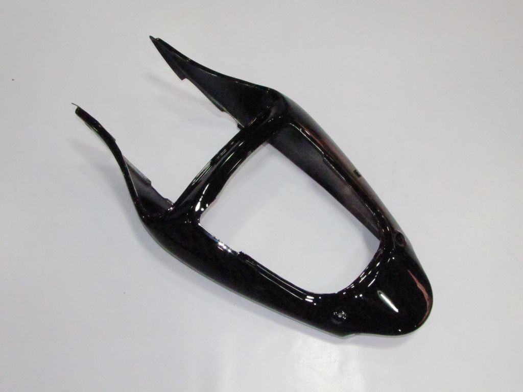 Fairings Plastics Kawasaki ZX6R 636 Black Silver Ninja Racing (2000-2002)