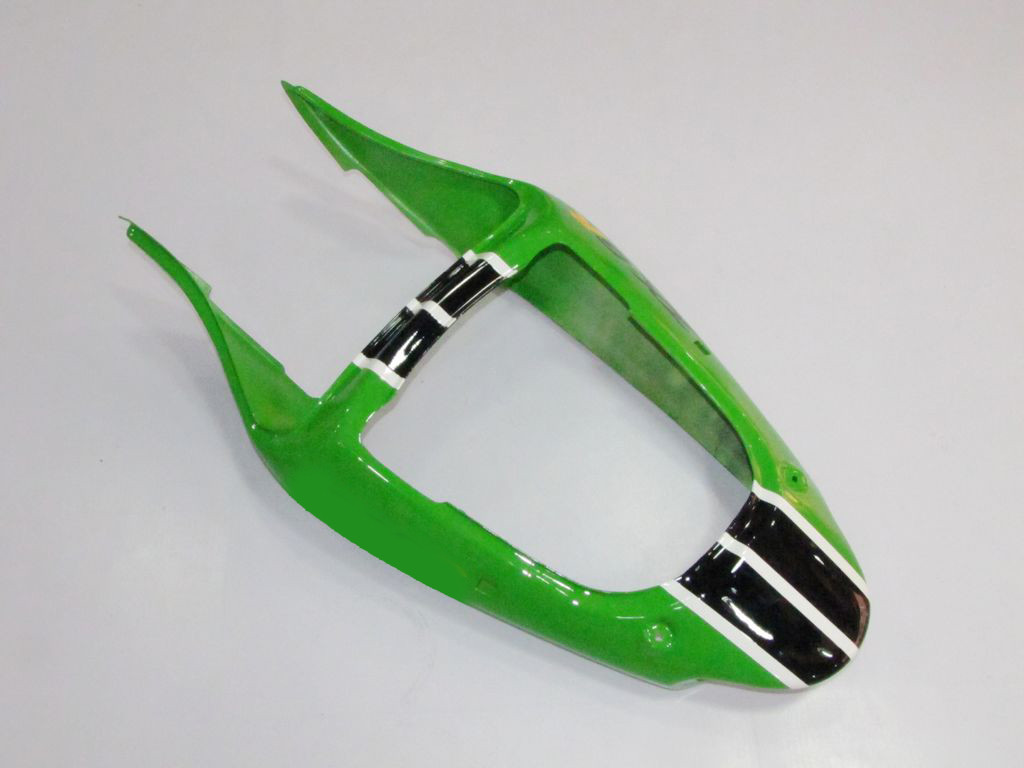 Amotopart Fairings Plastics Kawasaki ZX6R 636 00-02 ZZR600 05-08 Green White Black Ninja Racing