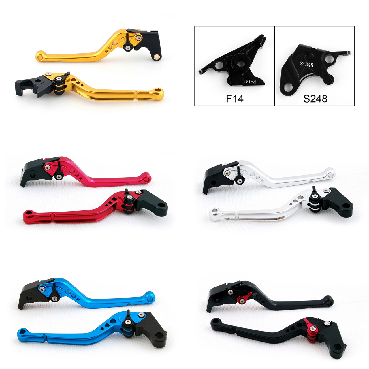 Standard Staff Length Adjustable Brake Clutch Levers Suzuki DL650 V-STROM 2011-2012