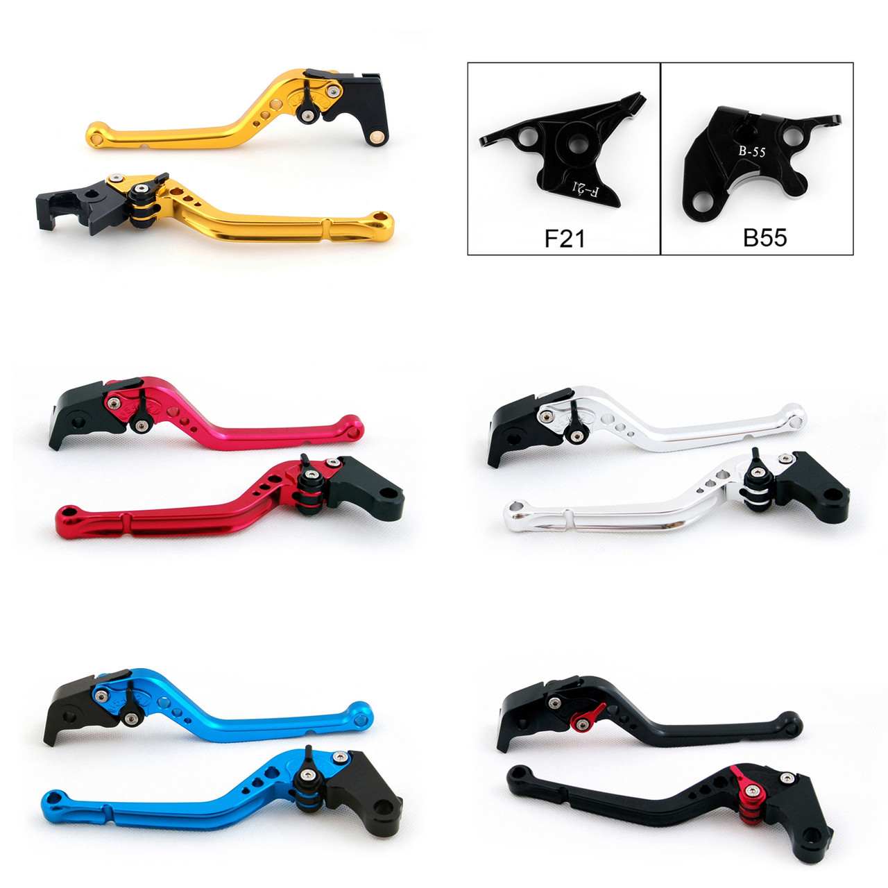 Standard Staff Length Adjustable Brake Clutch Levers Buell XB9 all models 2003-2009 (F-21/B-55)