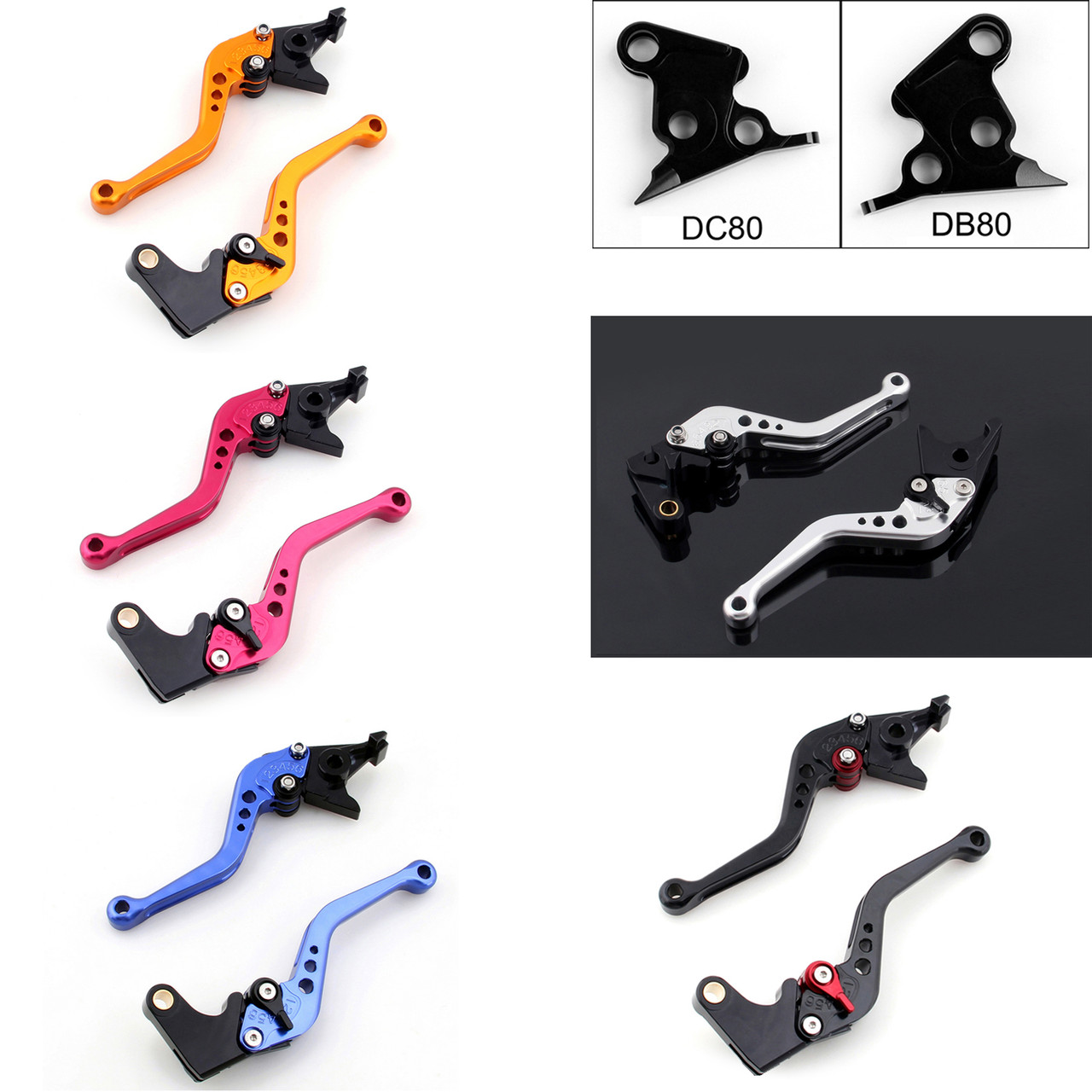 Shorty Adjustable Brake Clutch Levers Ducati 748 750SS 1999-2002 (DB-80/DC-80)