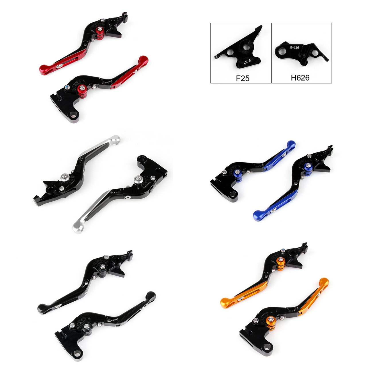 Staff Length Adjustable Brake Clutch Levers Honda CBR250R 2011-2013 ( F-25/H-250)