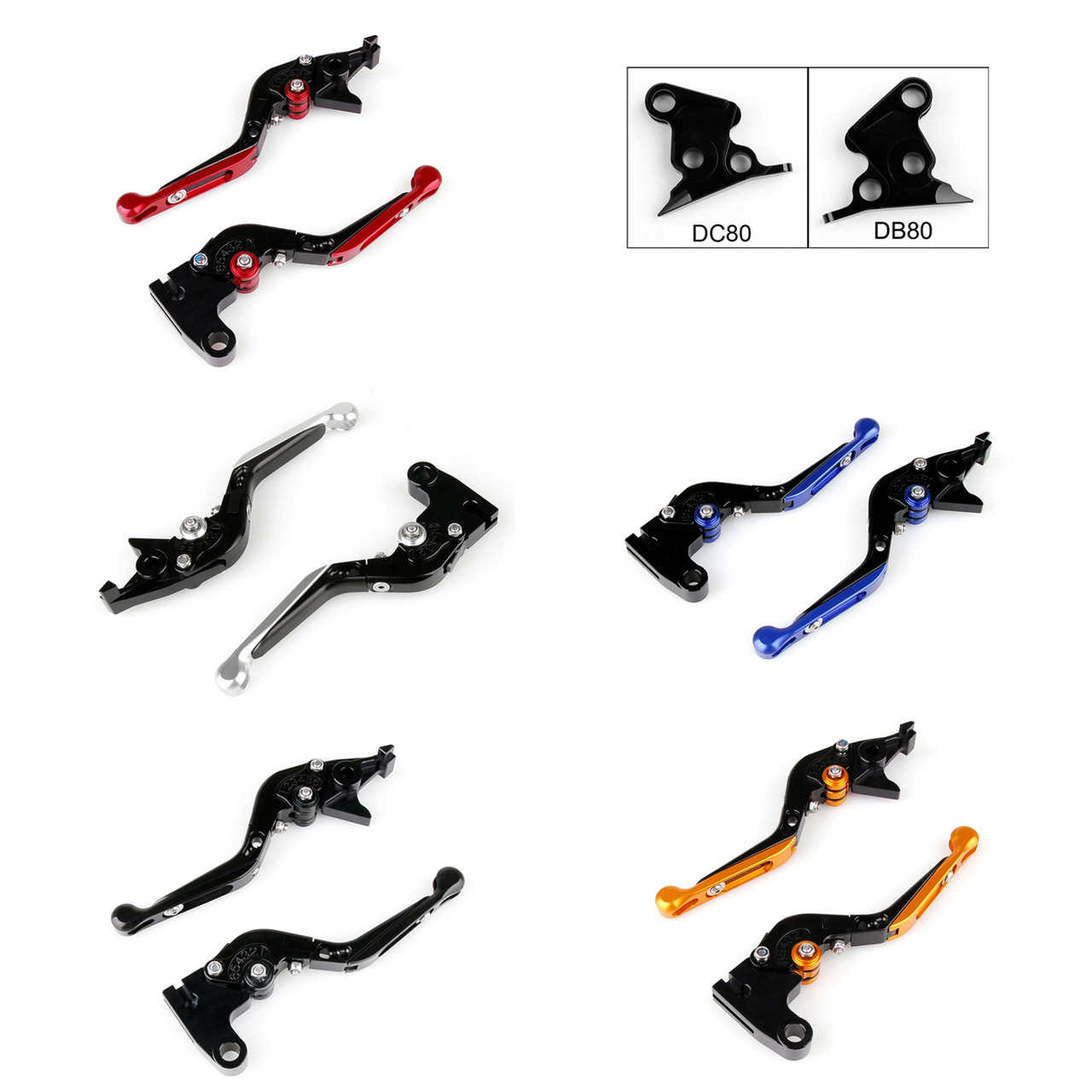 Staff Length Adjustable Brake Clutch Levers Ducati 748 750SS 1999-2002 (DB-80/DC-80)