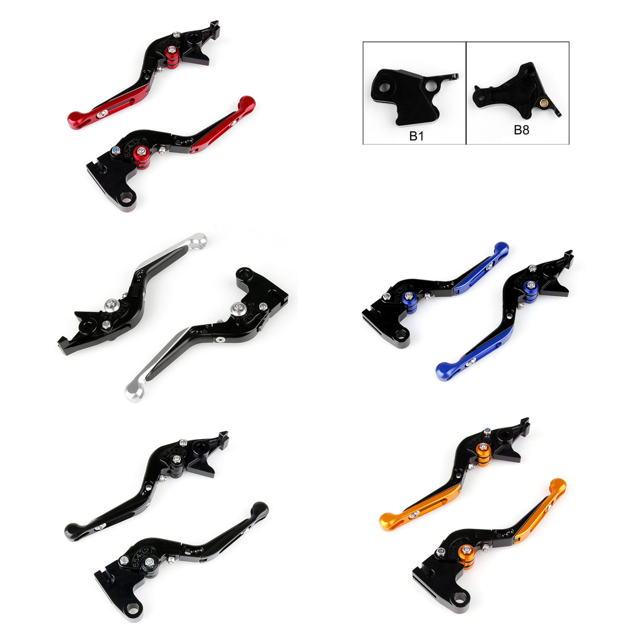 Staff Length Adjustable Brake Clutch Levers BMW F800S 2006-2014 (B-1/B-8)