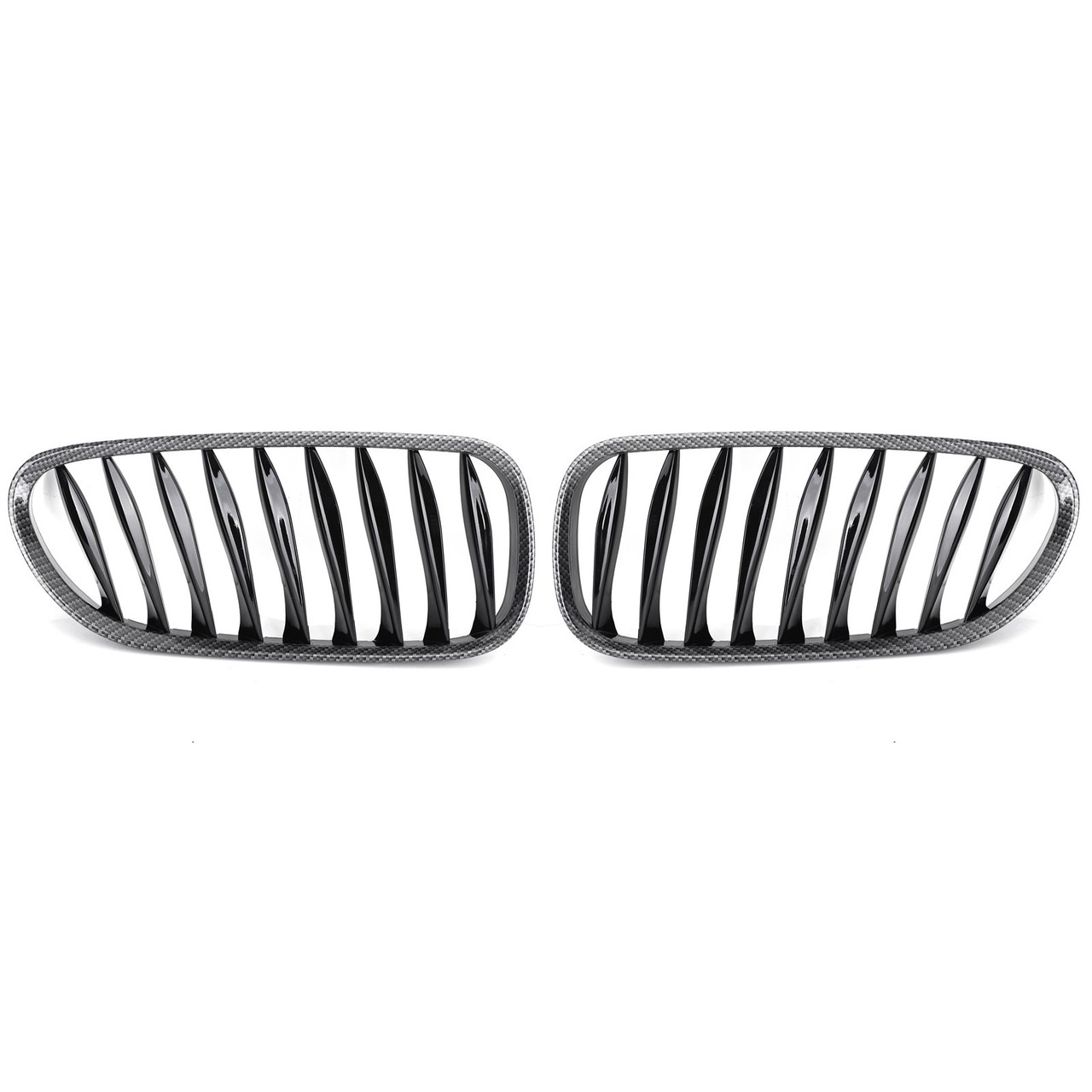 Sports Kidney Grille Grill BMW Z4 E85 E86 (2003-2008), Faux Carbon