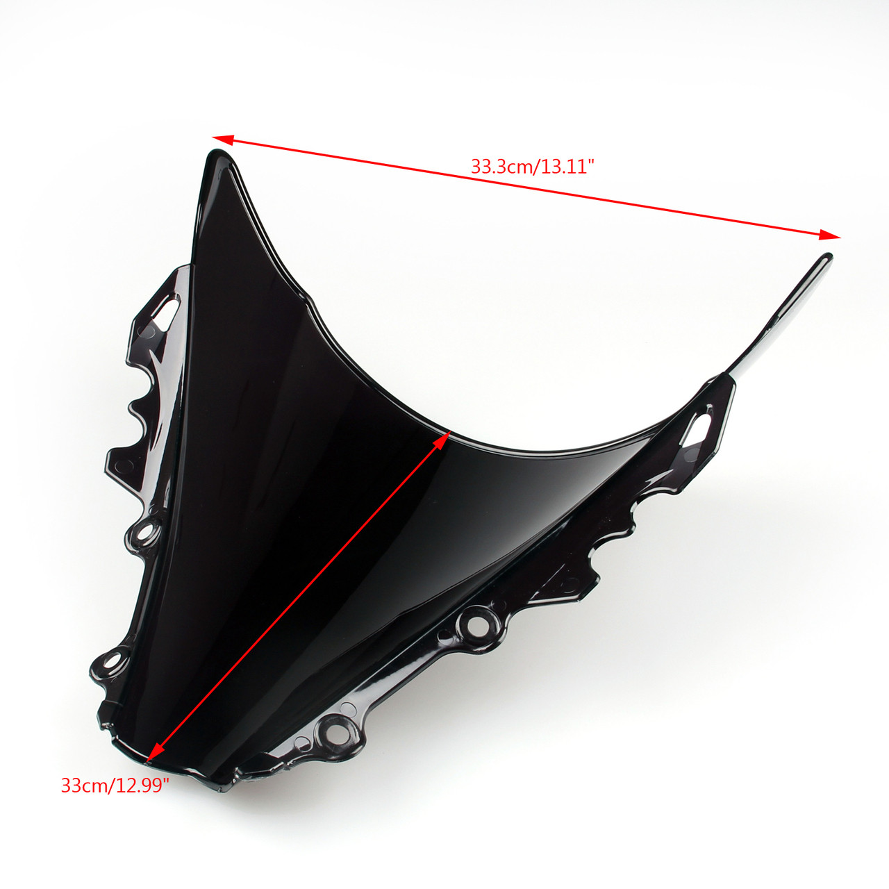 Windshield WindScreen Double Bubble Yamaha YZF R6 (2006-2007) Black