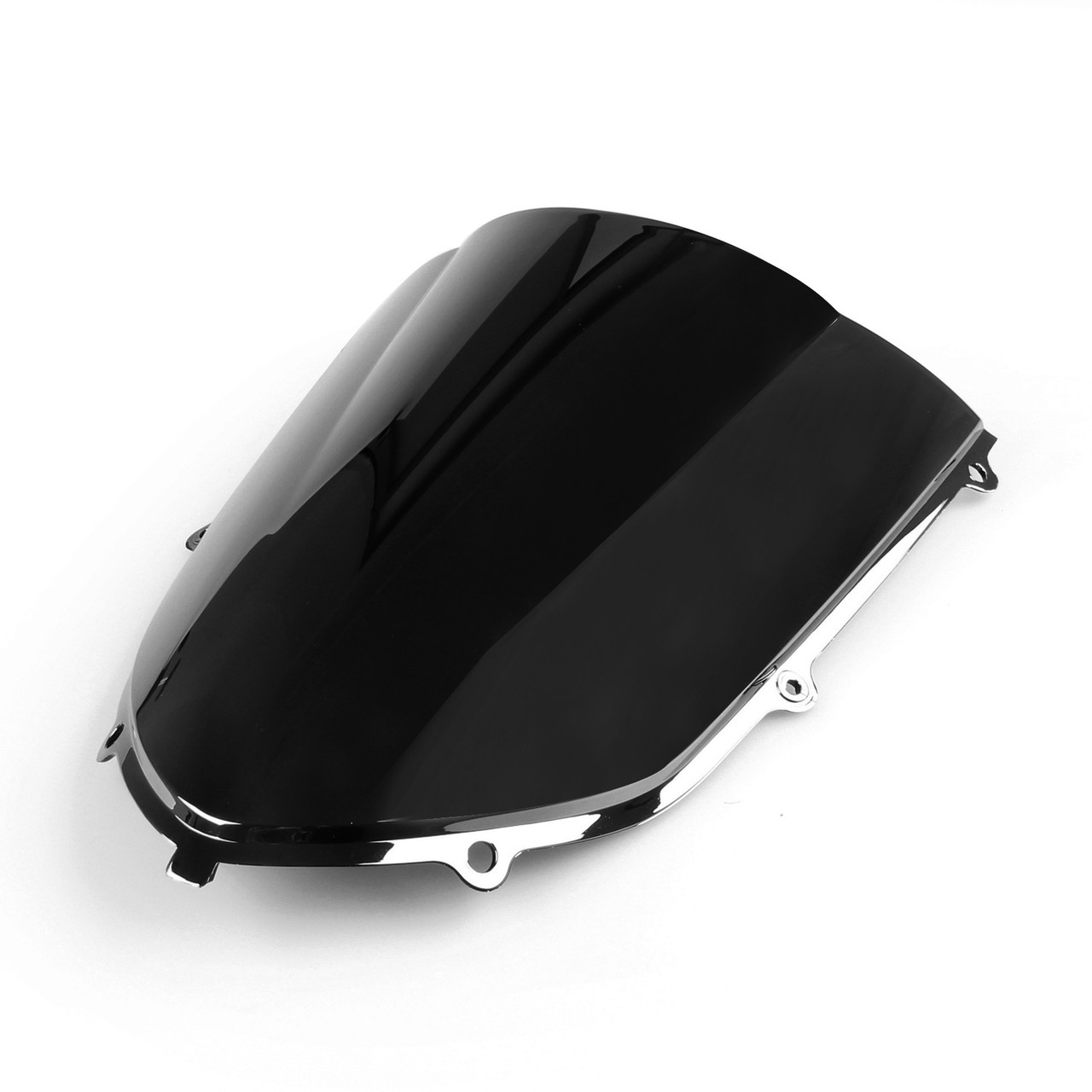 Windscreen Windshield Kawasaki Ninja ZX10 R (2004-2005),Double Bubble, Black