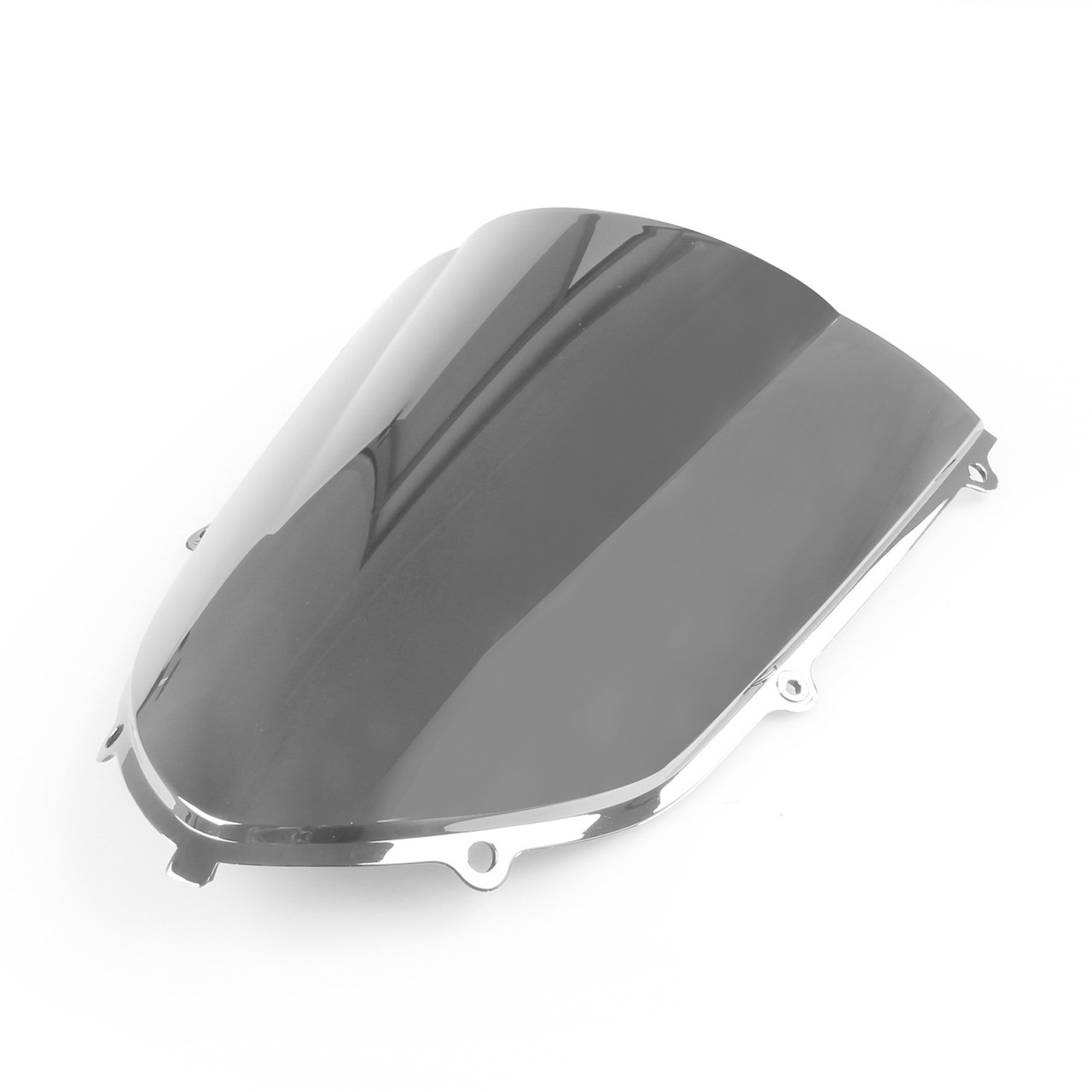 Windscreen Windshield Kawasaki Ninja ZX10 R (2004-2005),Double Bubble, Chrome