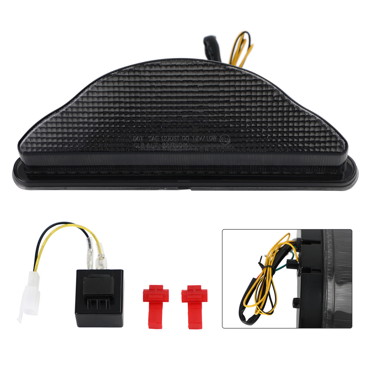 LED Taillight integrated Turn Signals for Yamaha Road Star XV1700 2002-2009 Smoke