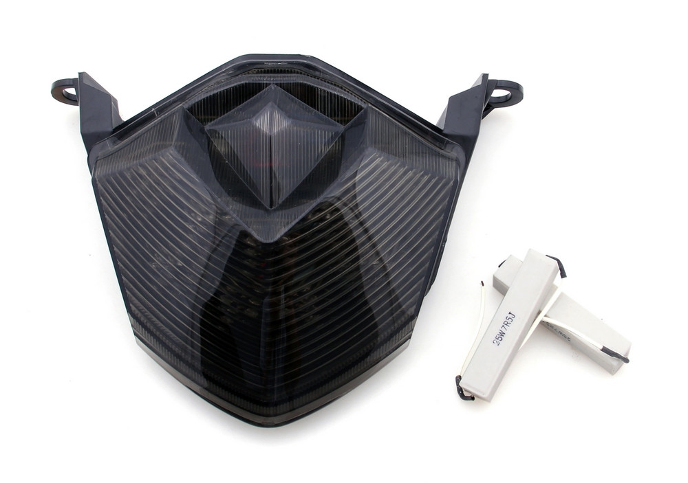 Ｋ Smoke LED Tail Brake Light & Turn Signals For Kawasaki Ninja ZX-6R
