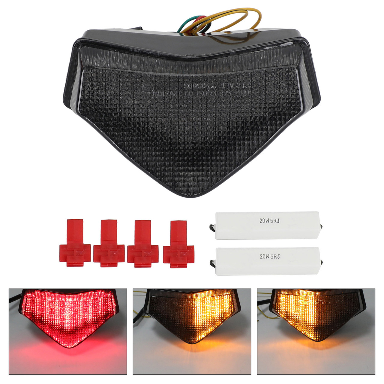 LED Taillight integrated Turn Signals For Triumph Tiger Speed Triple Sprint ST Smoke