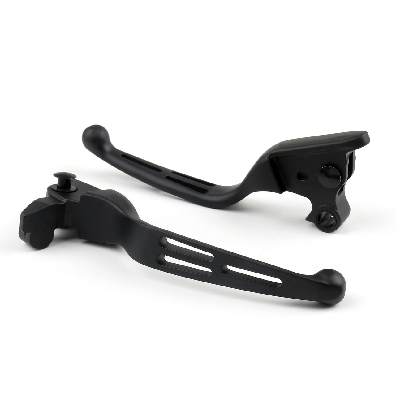 Vent Style Brake Clutch Levers Set Tri Glide Ultra Classic FLHTCUTG (2009-2013) Black