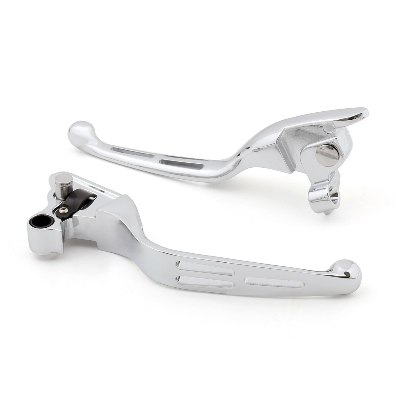 Vent Style Brake Clutch Levers Set Road Glide Ultra FLTRU (2011-2013) Chrome