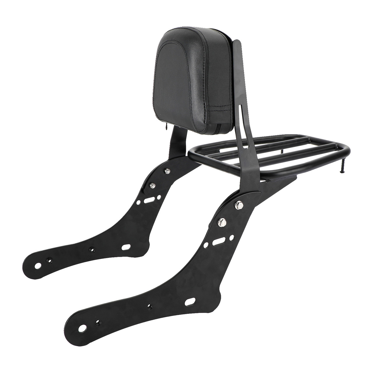 frame-accessoires Motorfiets Afneembare Rugleuning Met Bagagerek Seat Sissy Bar Voor Kawasaki Voor Vulcan 650 S EN650 VN650 S650 650cc (Color : B