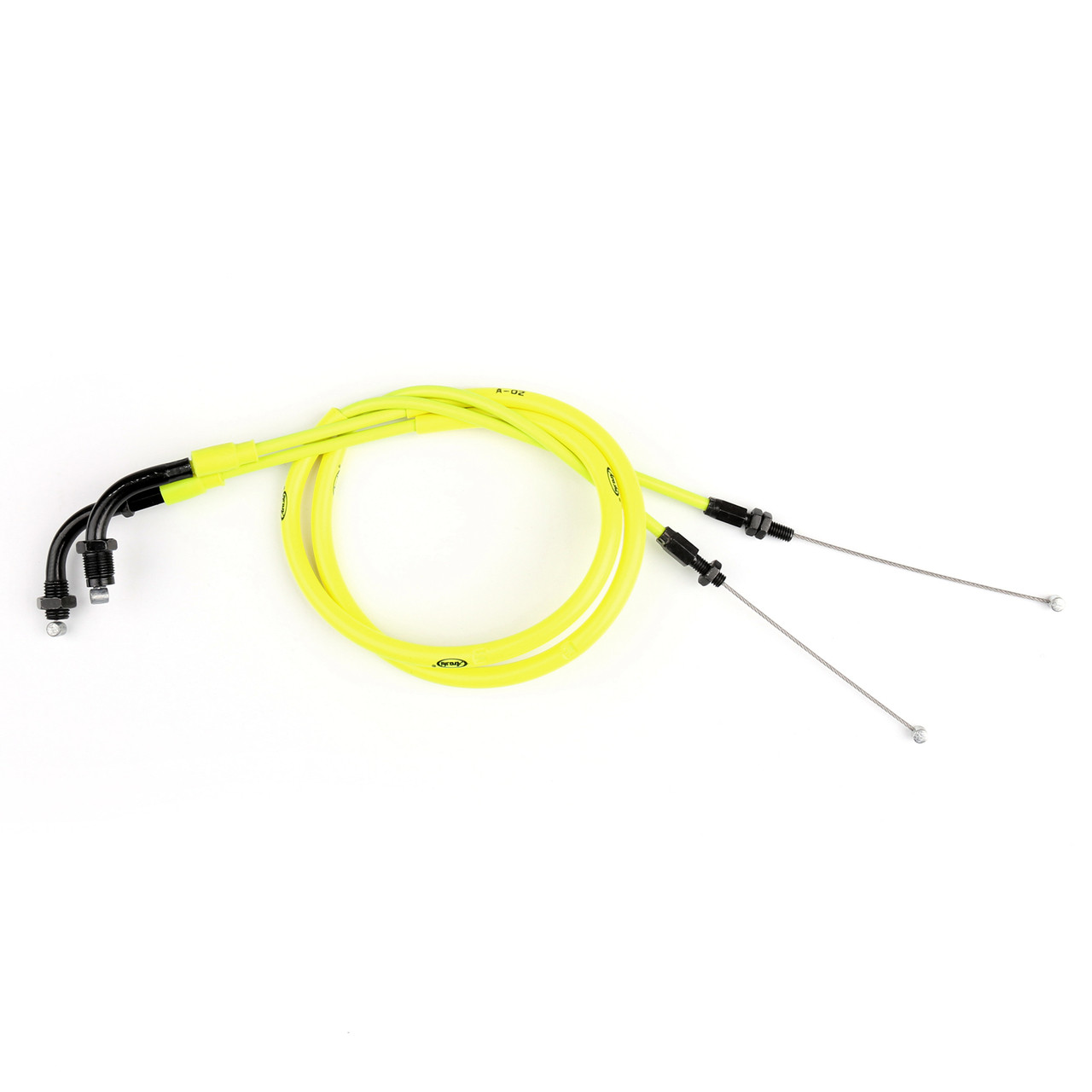 Throttle Cable Wire Line Gas Honda CBR600RR CBR 600RR (2007-2012), Neon Yellow