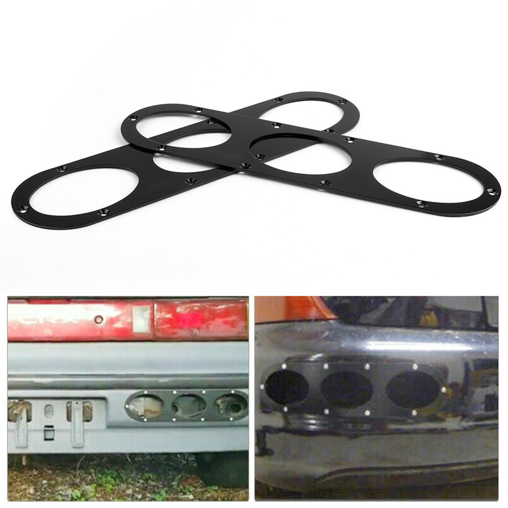 ★専用ページ★ Universal Aluminum Rear Bumper Race Air Diversion Diffuser Panel