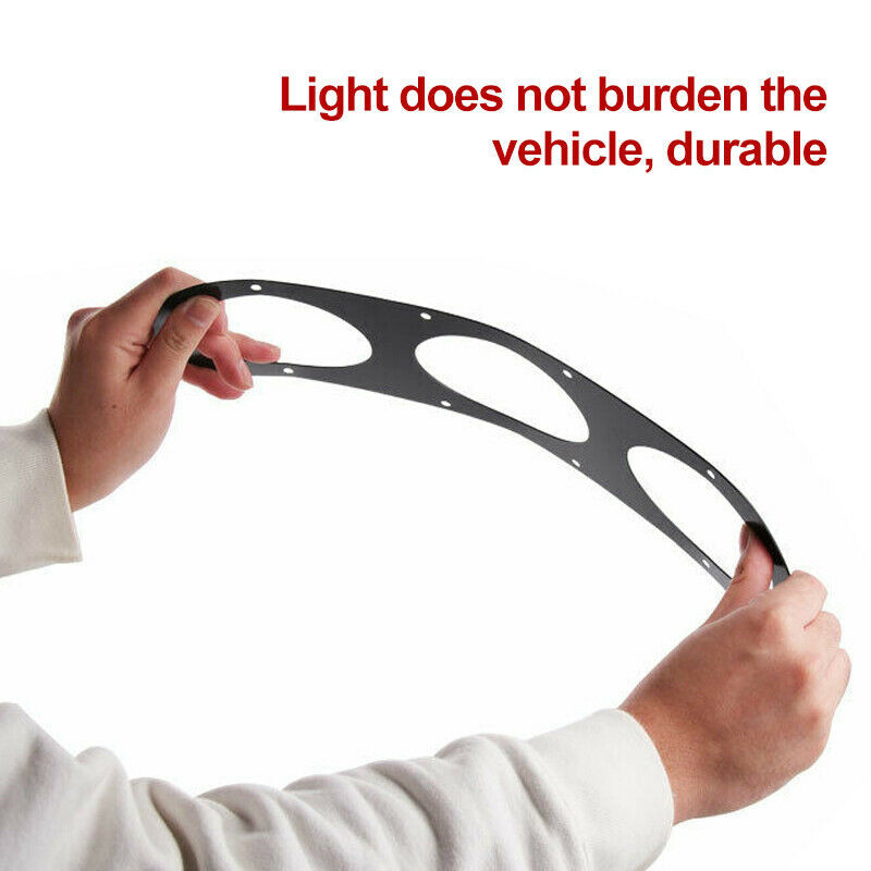 Universal Aluminum Rear Bumper Race Air Diversion Diffuser Panel