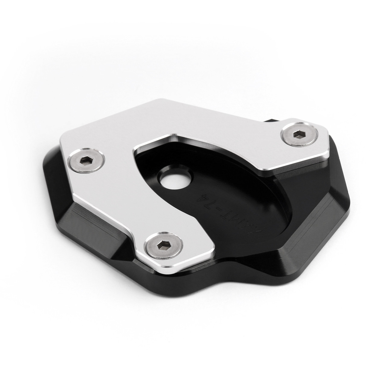 Side Pad Kickstand Stand Extension Plate Kawasaki Z650 Z900 (2017), Black
