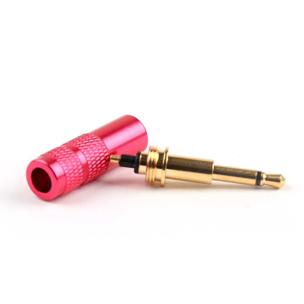 Mad Hornets 1PCS Upgraded 2.5mm Mono Jack Plug Connector Audio HD700 HE Oppo PM-1 PM-2, Red